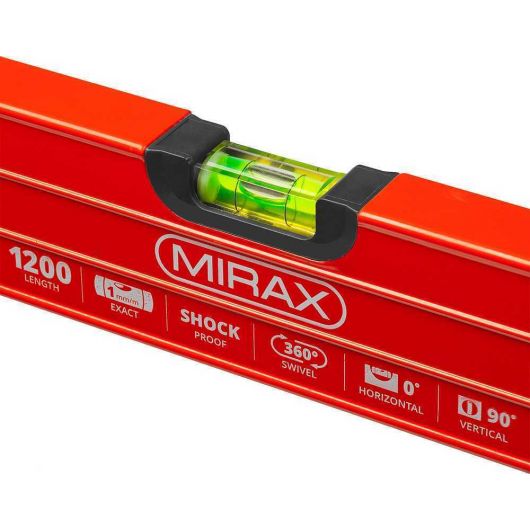 Коробчатый усиленный уровень MIRAX 1200 мм 34603-120, изображение 7 • Купить по низкой цене в интернет-магазине СМЭК