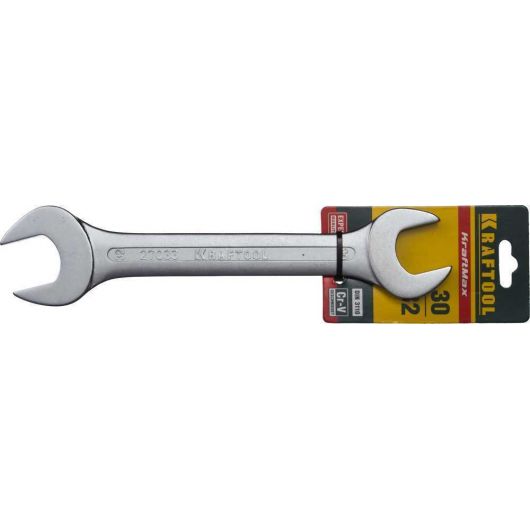 Рожковый гаечный ключ KRAFTOOL 30 х 32 мм 27033-30-32, изображение 2 • Купить по низкой цене в интернет-магазине СМЭК