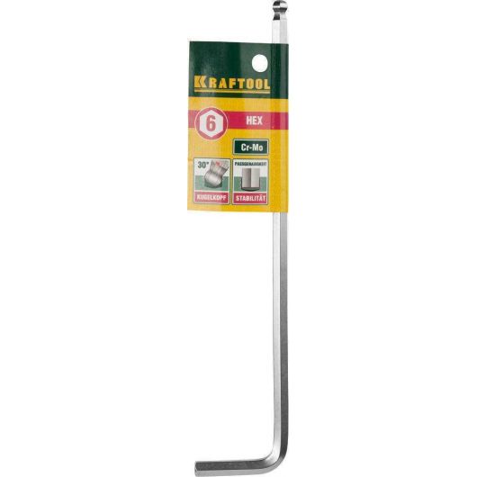 Длинный имбусовый ключ KRAFTOOL Industrie HEX 6 27437-6, изображение 2 • Купить по низкой цене в интернет-магазине СМЭК