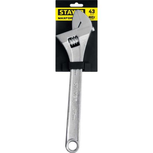 Разводной ключ STAYER MAX-Force 375 / 43 мм 2725-37, изображение 2 • Купить по низкой цене в интернет-магазине СМЭК