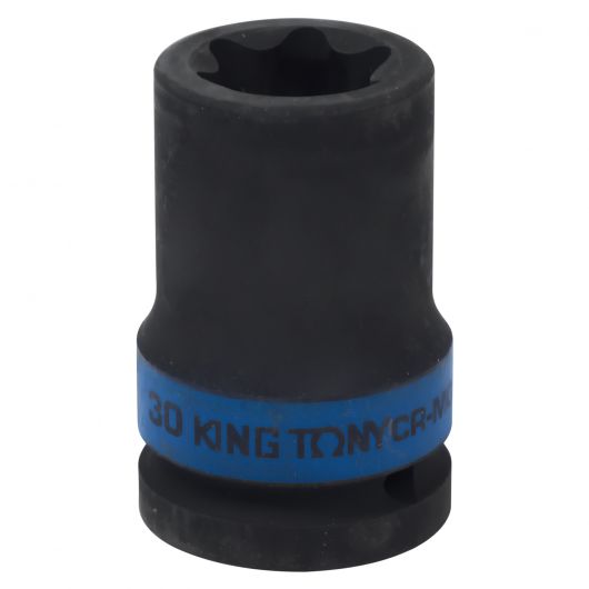 KING TONY Головка торцевая ударная TORX Е-стандарт 3/4", E30, L = 56 мм, изображение 3 • Купить по низкой цене в интернет-магазине СМЭК