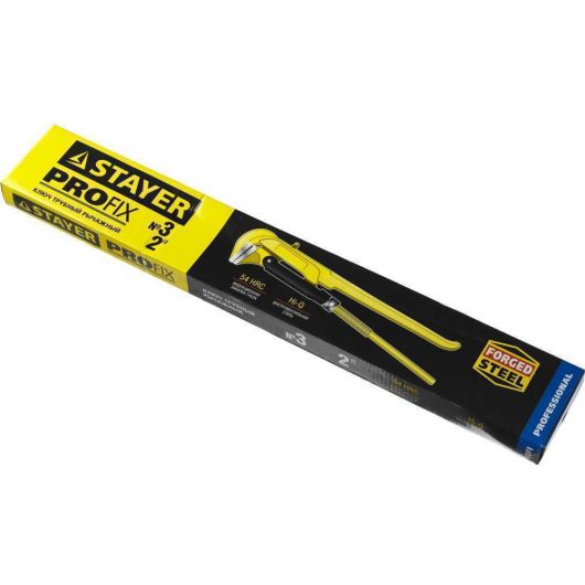 Трубный ключ с прямыми губками STAYER PROFIX №3 2" 560 мм  27311-3, изображение 2 • Купить по низкой цене в интернет-магазине СМЭК