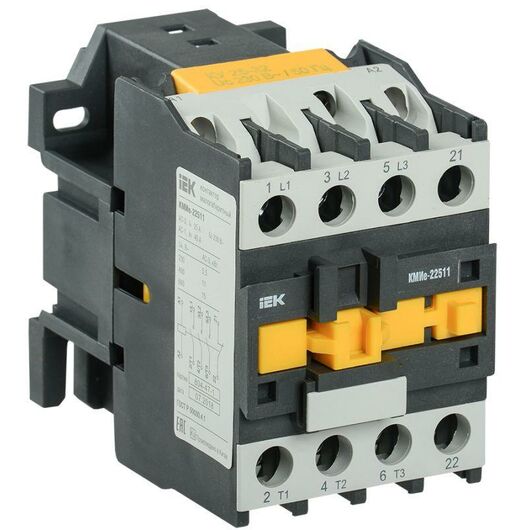 Контактор КМИе-22510 25А 230В/АС3 1НО IEK KKME21-025-230-10 • Купить по низкой цене в интернет-магазине СМЭК
