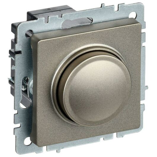 Светорегулятор СП BRITE пов-наж. 600Вт СС10-1-0-БрШ шампань IEK BR-D20-0600-K37 • Купить по низкой цене в интернет-магазине СМЭК