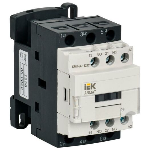 Контактор КМИ-А-11212 LC1D 12А 48В/АС3 1НО/1НЗ ARMAT IEK AR-ACC-11-012-048-11 • Купить по низкой цене в интернет-магазине СМЭК