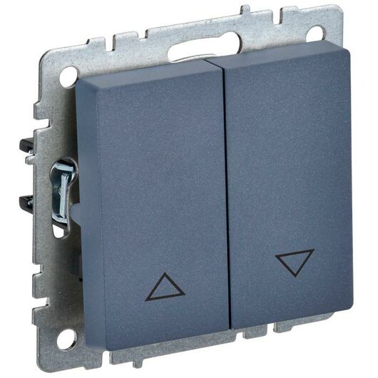 Выключатель жалюзи СП BRITE ВС10-1-5-БрМ 10А маренго IEK BR-V15-0-10-K35 • Купить по низкой цене в интернет-магазине СМЭК