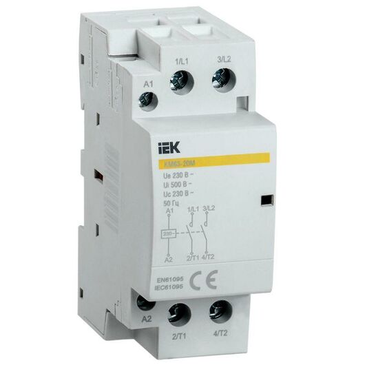 Контактор модульный КМ63-20М AC IEK MKK11-63-20 • Купить по низкой цене в интернет-магазине СМЭК
