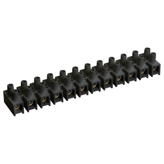 Колодка клеммная ЗВИ-100 н/г 10-25кв.мм 12 пар черн. IEK UZV5-100-25 • Купить по низкой цене в интернет-магазине СМЭК