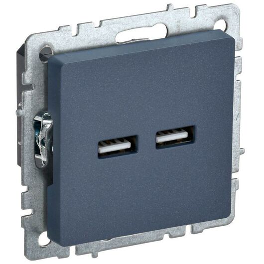Розетка BRITE USB A+A 3.1А РЮ10-1-БрМ маренго IEK BR-U21-D31-K35 • Купить по низкой цене в интернет-магазине СМЭК
