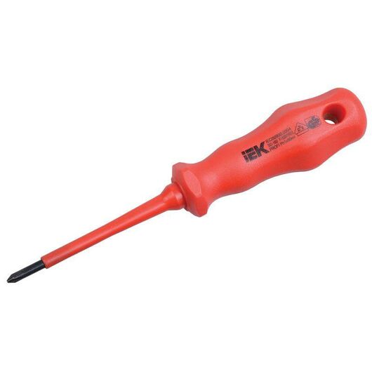 Отвертка крестовая Profi Ph0х75мм 1000В IEK TSC-3PH-075 • Купить по низкой цене в интернет-магазине СМЭК