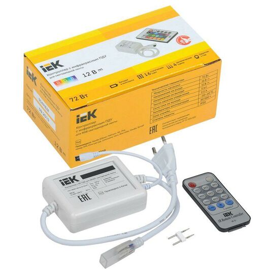 Контроллер с ПДУ ИК MONO 1 канал 220В 3А 360Вт IEK LSC1-MONO-360-IR-20-220-B • Купить по низкой цене в интернет-магазине СМЭК