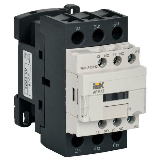 Контактор КМИ-А-23212 LC1D 32А 24В/АС3 1НО;1НЗ ARMAT IEK AR-ACC-21-032-024-11 • Купить по низкой цене в интернет-магазине СМЭК