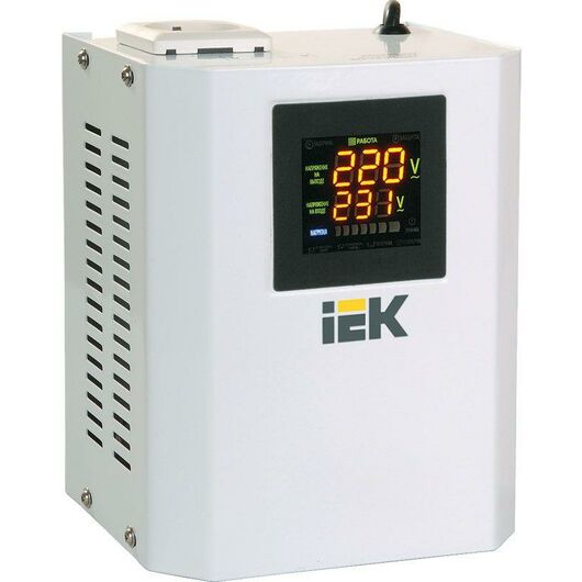 Стабилизатор напряжения Boiler 0.5кВА IEK IVS24-1-00500 • Купить по низкой цене в интернет-магазине СМЭК