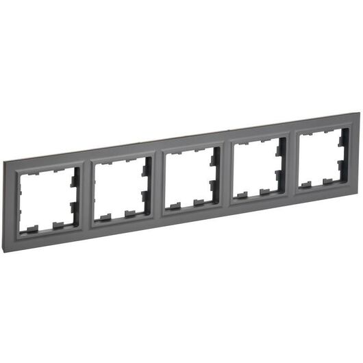 Рамка 5-м BRITE РУ-5-БрГ граф. IEK BR-M52-K53 • Купить по низкой цене в интернет-магазине СМЭК
