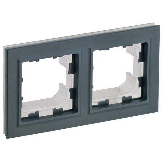 Рамка 2-м BRITE IP44 РУ-2-БрГ-44 граф. IEK BR-M22-44-K53 • Купить по низкой цене в интернет-магазине СМЭК