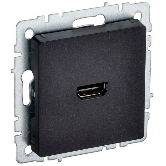 Розетка СП BRITE HDMI РHDMI-0-БрЧ черн. IEK BR-H10-K02 • Купить по низкой цене в интернет-магазине СМЭК