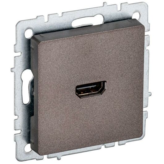 Розетка СП BRITE HDMI РHDMI-0-БрТБ бронза IEK BR-H10-K45 • Купить по низкой цене в интернет-магазине СМЭК