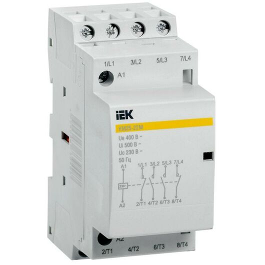 Контактор модульный КМ25-22М AC IEK MKK11-25-22 • Купить по низкой цене в интернет-магазине СМЭК