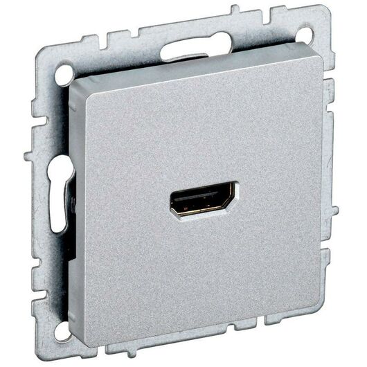 Розетка СП BRITE HDMI РHDMI-0-БрА алюм. IEK BR-H10-K47 • Купить по низкой цене в интернет-магазине СМЭК