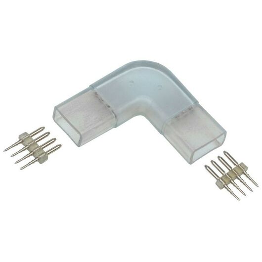 Коннектор угловой RGB 14мм (разъем-разъем) (уп.5шт) IEK LSCON14-RGB-220-05 • Купить по низкой цене в интернет-магазине СМЭК