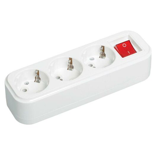 Колодка удлинителя 3-м 16А Classic К03В 2P+PE 250В с выкл. IEK KYP11-16-03-00-ZK • Купить по низкой цене в интернет-магазине СМЭК