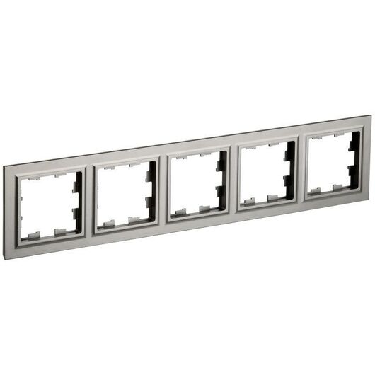 Рамка 5-м BRITE РУ-5-БрС сталь IEK BR-M52-K46 • Купить по низкой цене в интернет-магазине СМЭК