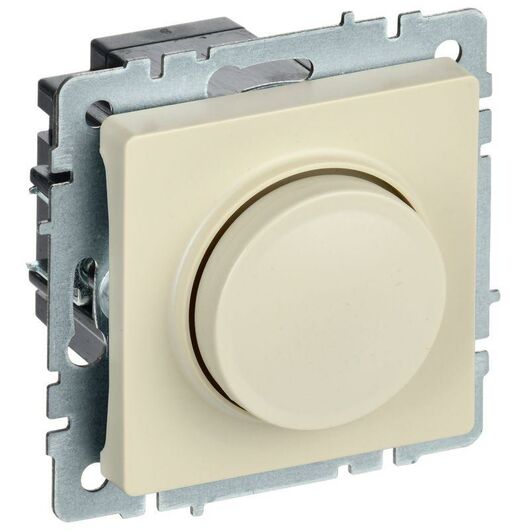 Светорегулятор СП BRITE пов-наж. 600Вт СС10-1-0-БрКр беж. IEK BR-D20-0600-K10 • Купить по низкой цене в интернет-магазине СМЭК