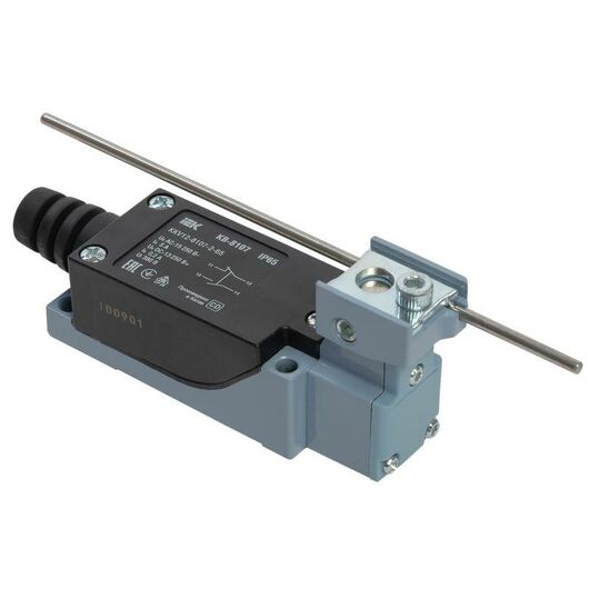 Выключатель концевой КВ-8107 IP65 регулир. стержень IEK KKV12-8107-2-65 • Купить по низкой цене в интернет-магазине СМЭК