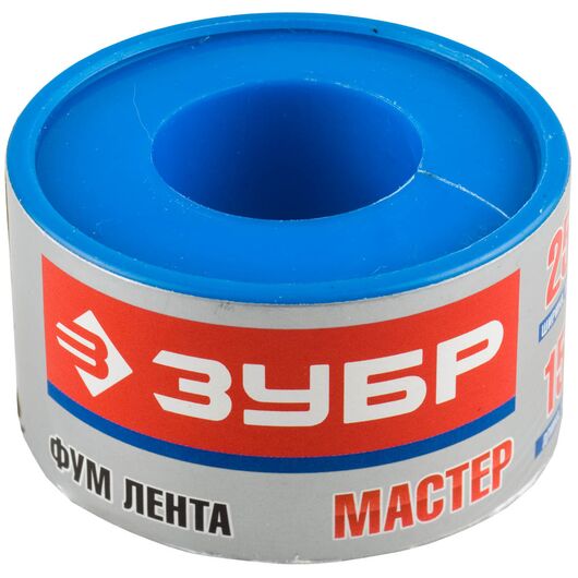 Фум лента ЗУБР 0,1ммх25ммх15м  12373-25-040 • Купить по низкой цене в интернет-магазине СМЭК