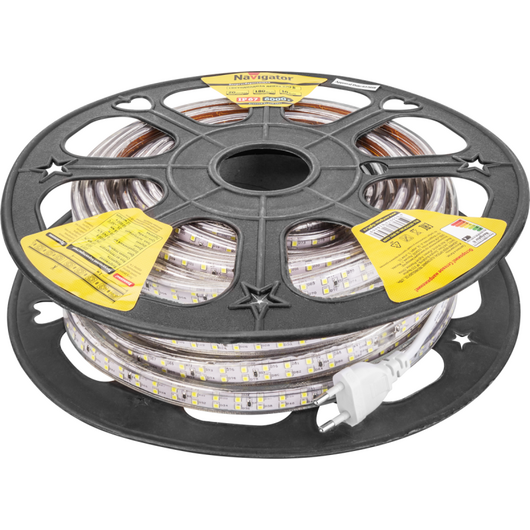 Лента светодиодная NLS-2835СW180-10-IP67-220V R20 (уп.20м) Navigator 61646 • Купить по низкой цене в интернет-магазине СМЭК