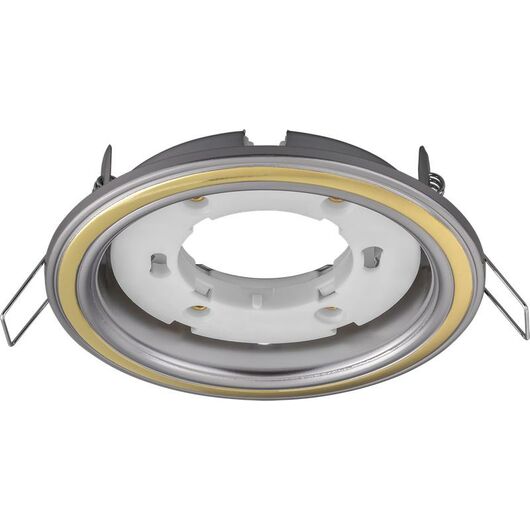 Светильник NGX-R10-003-GX53 Два цвета серебр./зол. NAVIGATOR 93067 • Купить по низкой цене в интернет-магазине СМЭК