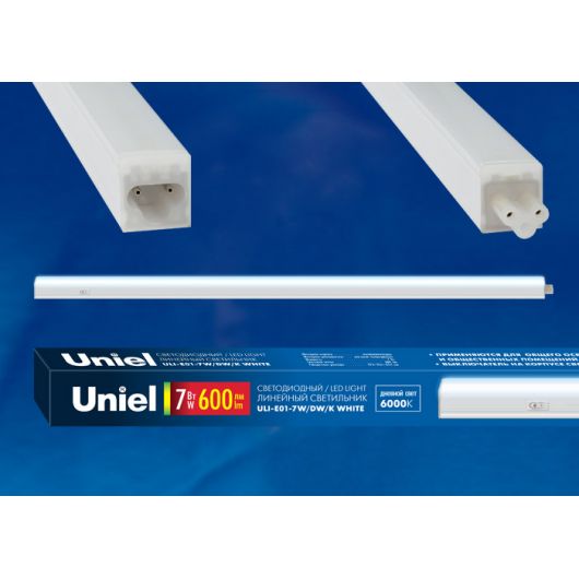 Купить Светильник линейный светодиодный ULI-E01-10W-DW-K WHITE в интернет-магазине СМЭК