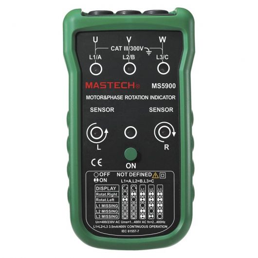 Купить MS5900 Индикатор чередования фаз (Mastech) СНЯТО С ПРОИЗВОДСТВА в интернет-магазине СМЭК