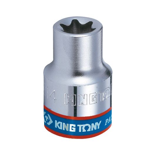 KING TONY Головка торцевая TORX Е-стандарт 3/8", E14, L = 28 мм, изображение 2 • Купить по низкой цене в интернет-магазине СМЭК