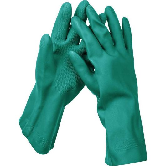 Маслобензостойкие перчатки KRAFTOOL р. XL нитриловые повышенной прочности с х/б напылением 11280-XL, изображение 2 • Купить по низкой цене в интернет-магазине СМЭК