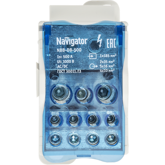 Блок распределительный NBB-DB-500 Navigator 61083 • Купить по низкой цене в интернет-магазине СМЭК