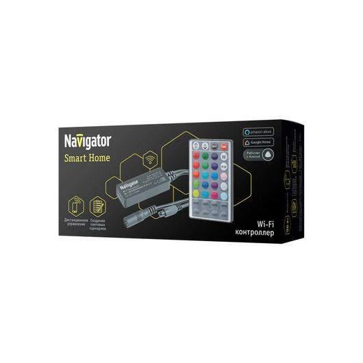Контроллер ND-CWIFIRGBW96IR-IP20-12V Navigator 14503, изображение 3 • Купить по низкой цене в интернет-магазине СМЭК