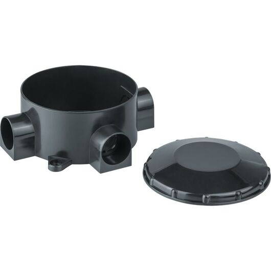 Коробка распаячная NSS-DB-70-35-BL открытого монтажа трехрожковая черн. Navigator 93760, изображение 2 • Купить по низкой цене в интернет-магазине СМЭК