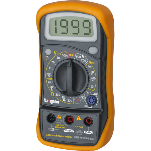 Мультиметр NMT-Mm01-838L (838L) Navigator 82429 • Купить по низкой цене в интернет-магазине СМЭК