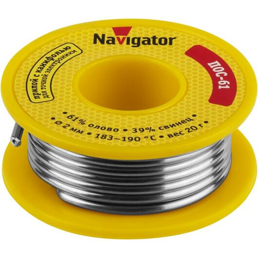 Припой NEM-Pos04-61K-2-F20 NAVIGATOR 93728 • Купить по низкой цене в интернет-магазине СМЭК
