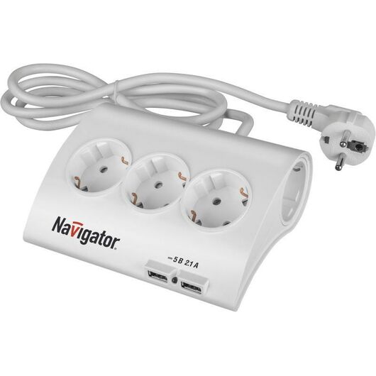 Удлинитель 5х1.8м 16А IP20 NPE-USB-05-180-ESC-3х1.0 Navigator 71544 • Купить по низкой цене в интернет-магазине СМЭК