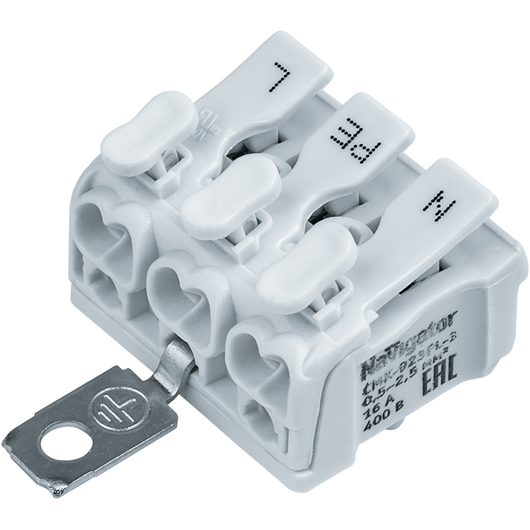 Клемма монтажная NTC-CMK-923PLG-3-50 (уп.50шт) Navigator 61692 • Купить по низкой цене в интернет-магазине СМЭК