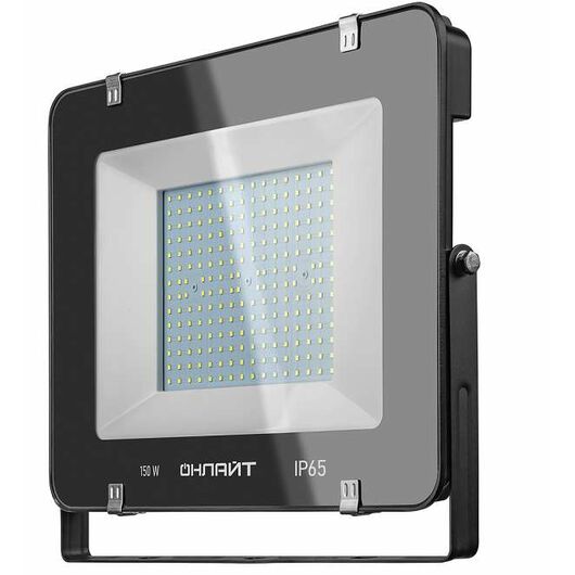 Прожектор светодиодный OFL-150-6.5K-BL-IP65-LED 150Вт 6500К IP65 13500лм черн. ОНЛАЙТ 14344, изображение 2 • Купить по низкой цене в интернет-магазине СМЭК