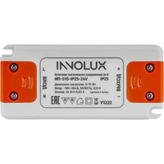 Драйвер для светодиодной ленты ИП-S15-IP25-24V INNOLUX 97426, изображение 2 • Купить по низкой цене в интернет-магазине СМЭК