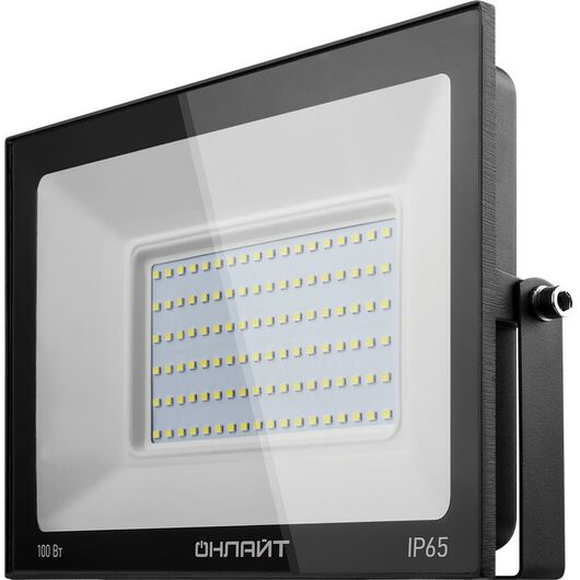 Прожектор светодиодный OFL-100-6K-BL-IP65-LED 100Вт 6000К IP65 8000лм черн. ОНЛАЙТ 61948 • Купить по низкой цене в интернет-магазине СМЭК