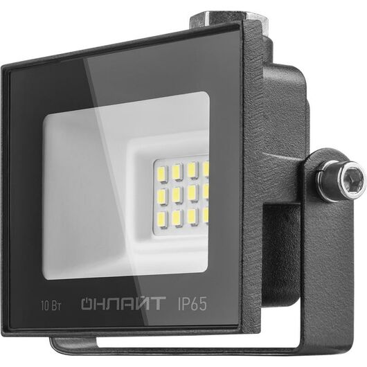 Прожектор светодиодный OFL-10-6K-BL-IP65-LED 10Вт 6000К IP65 800лм черн. ОНЛАЙТ 71688 • Купить по низкой цене в интернет-магазине СМЭК