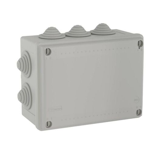 Коробка распределительная ОП 240х190х90мм IP55 10 каб. ввод DKC 54200, изображение 2 • Купить по низкой цене в интернет-магазине СМЭК