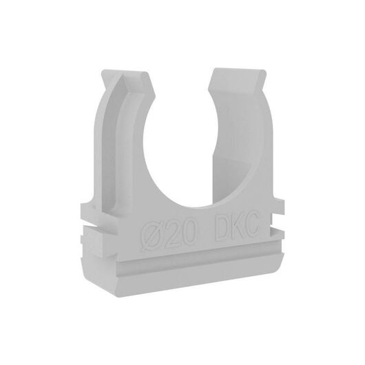 Держатель для труб (клипса) d20мм с защелкой (уп.10шт) DKC 51020R10, изображение 3 • Купить по низкой цене в интернет-магазине СМЭК