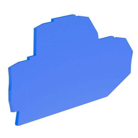 Крышка для двухуровневой клеммы на 2.5кв.мм. син. (уп.25шт) DKC ZEFDS201BL • Купить по низкой цене в интернет-магазине СМЭК