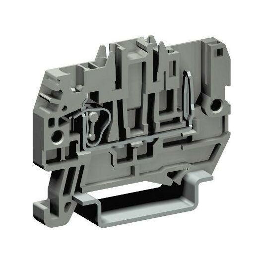 Клемма пружинная проходная со штыревым контактом 2.5кв.мм сер. DKC ZHVP300GR • Купить по низкой цене в интернет-магазине СМЭК
